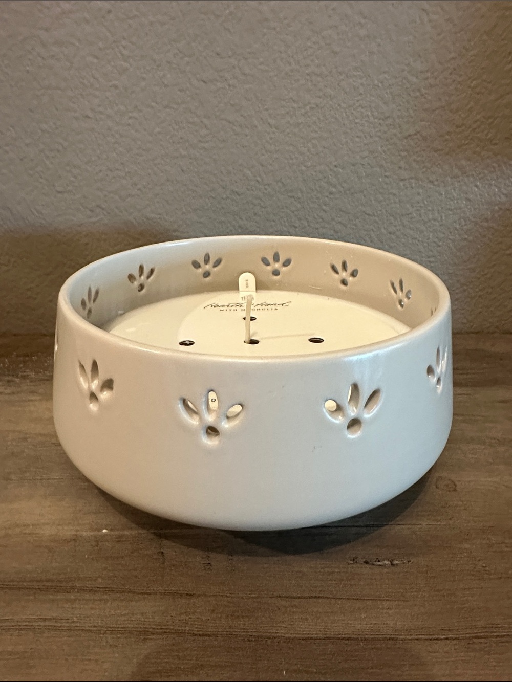 New! Hearth & Hand With Magnola Salted Honey Ceramic Candle